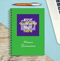 Corporate Green Photo Upload Notebook