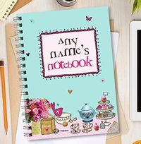 Personalised Name Baking Cake Notebook