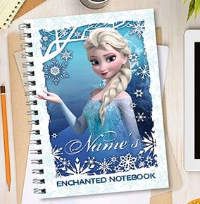 Disney Frozen Elsa Personalised Notebook
