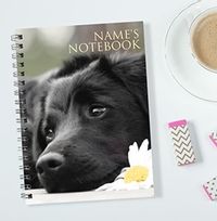 Labrador Puppy Personalised Notebook