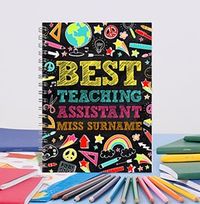 Tap to view Best Teaching Assistant Personalised Notebook, Chalkboard