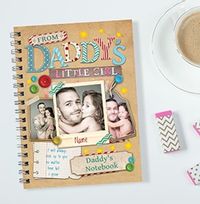 Daddy's Little Girl Personalised Photo Notebook