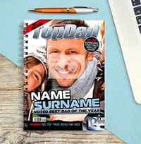 Top Dad Spoof Magazine Notebook