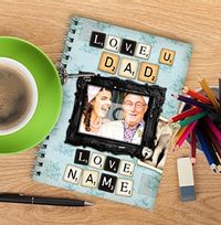 Love Letters Love You Dad Notebook