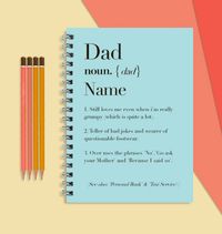 Define Love Dad Notebook