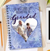 The Best Dads Get Promoted To Grandad Notebook