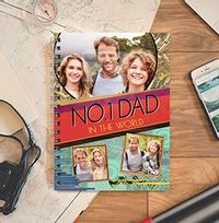 No.1 Dad In The World Photo Notebook