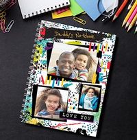Tap to view Daddy's Photo Collage Notebook From Daughter