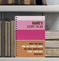 Girls To Do List Notebook