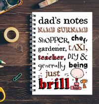 Very Lovely Father's Day Notebook