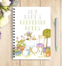 Gardening Notes Notebook
