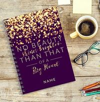 Tap to view Personalised Quote Notebook, A Big Heart