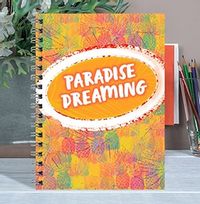 Tropical Personalised Notebook, Paradise Dreaming