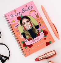 Boss Babe Personalised Photo Notebook - Notes & Inspo