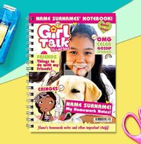 Girl Talk Cerise & Yellow Notebook