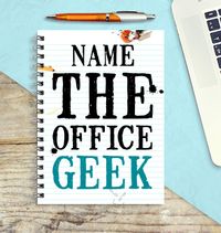 Greater Things Office Geek Notebook