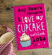 HAP-PEA-NESS Cupcake Notebook