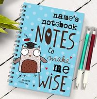 HAP-PEA-NESS Wise Owl Notebook