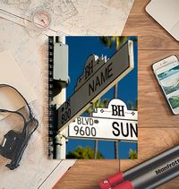 LA Street Sign Notebook