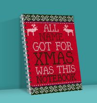 Bad Taste Red Notebook