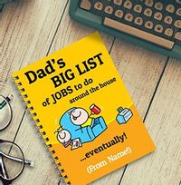 Lemon Squeezy Notebook - Dad's Big List