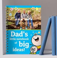 Personalised Dad's Notebook of Big Ideas