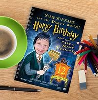 Tap to view Magic Wizard Personalised Birthday Notebook