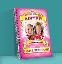 World's Greatest Sister Notebook