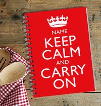Keep Calm Carry On Notebook