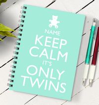 Keep Calm It's Twins Notebook