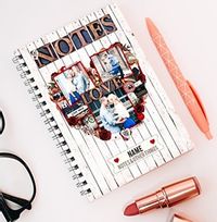 Love Notes Personalised 3 Photo Notebook