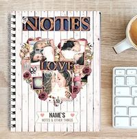 Love Heart Photo Notebook For Mum