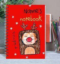 Little'Uns Christmas Reindeer Notebook