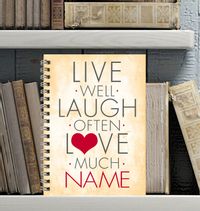 Love Much Live Well Notebooks