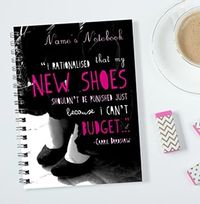 Love Fashion Inspire Shoes Notebook