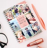Love You Mum Multi Photo Notebook