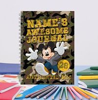 Mickey Mouse Awesome Personalised Notebook
