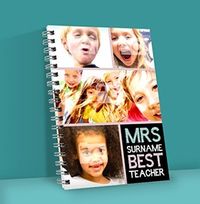 Photo Hug Best Teacher Notebook