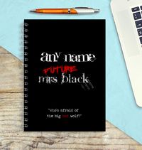 Future Mrs Black Notebook