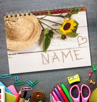 Sunflower Table Notebook