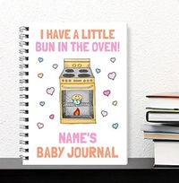 Look Who's Drawing Baby Planner Bun in the Oven Notebook