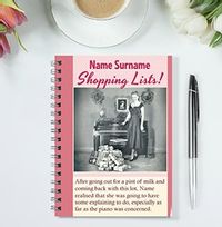 Polkadot Diner Shopping Notebook