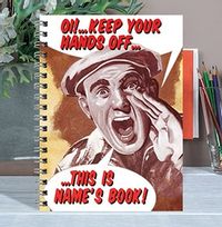 Waffles Hands Off Notebook