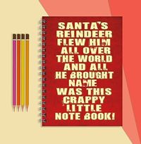 Hoots Crappy Christmas Notebook