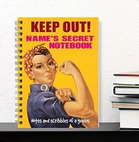 Ginger Biscuits Keep Out Notebook