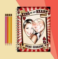 On The Cards King Notebook