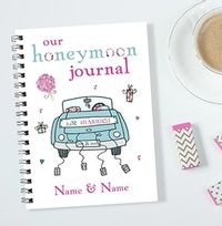 Pastel Polkadots Honeymoon Notebook