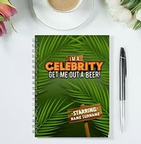 Get Me Out A Beer Funny Personalised Notebook