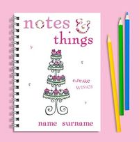 Pastel Polkadots Cake Notebook