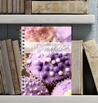 Purple Cupcakes Notebook